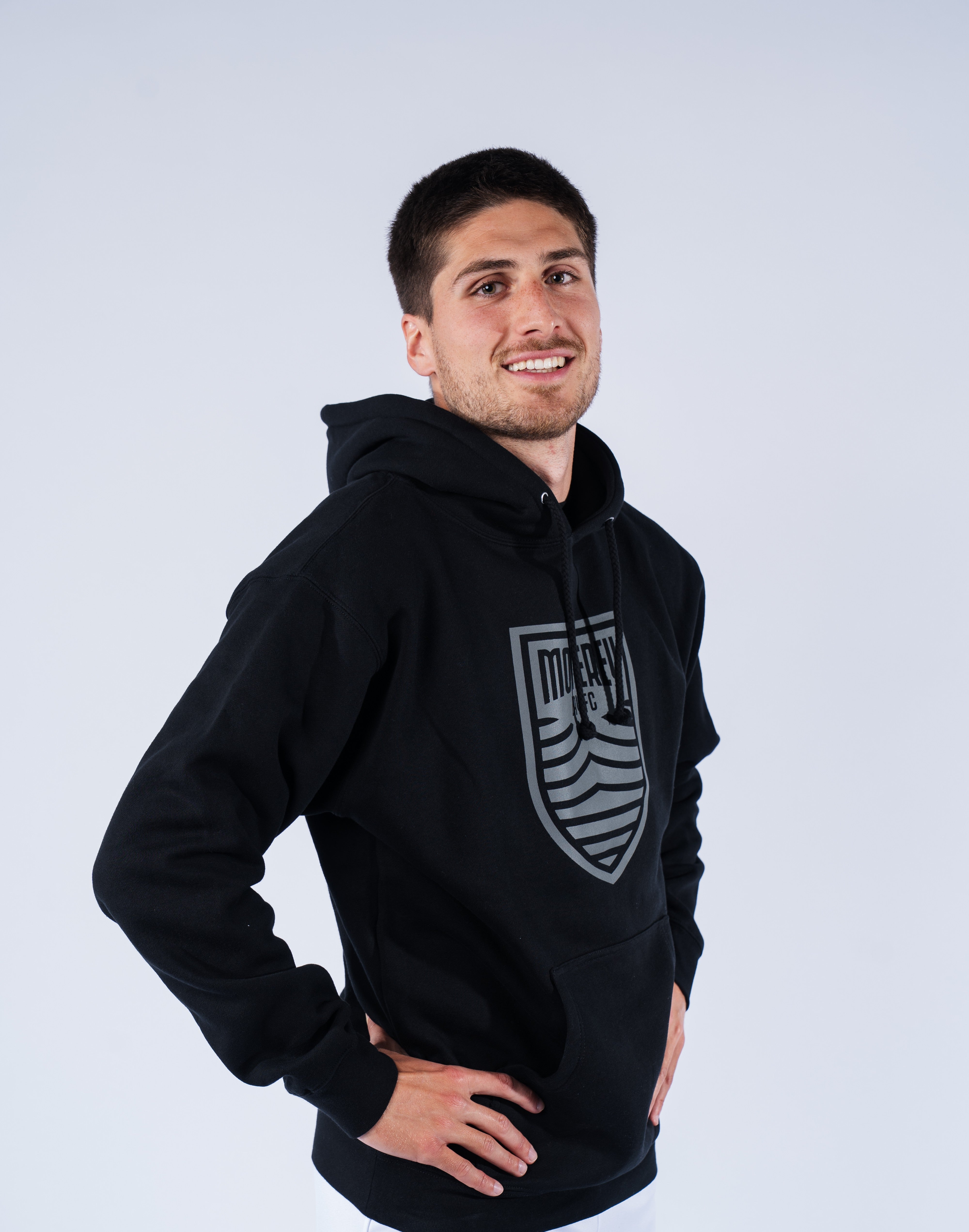 Team Black Hoodie, Gray Crest