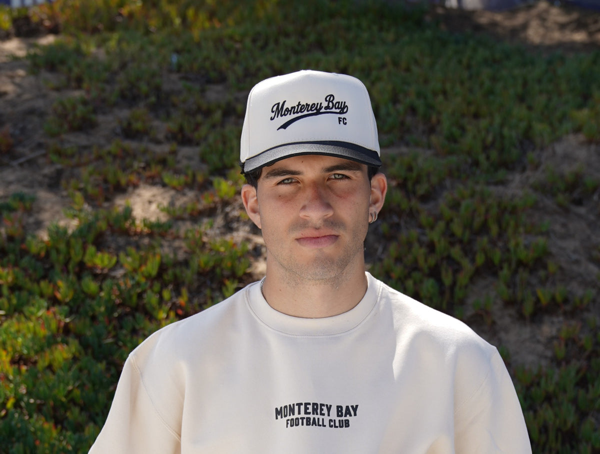 Script Embroidered Sand Hat