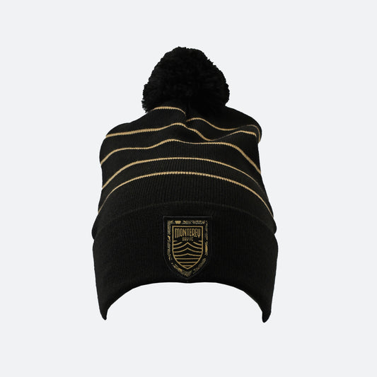 HHN 2025 Black and Gold Pom Beanie