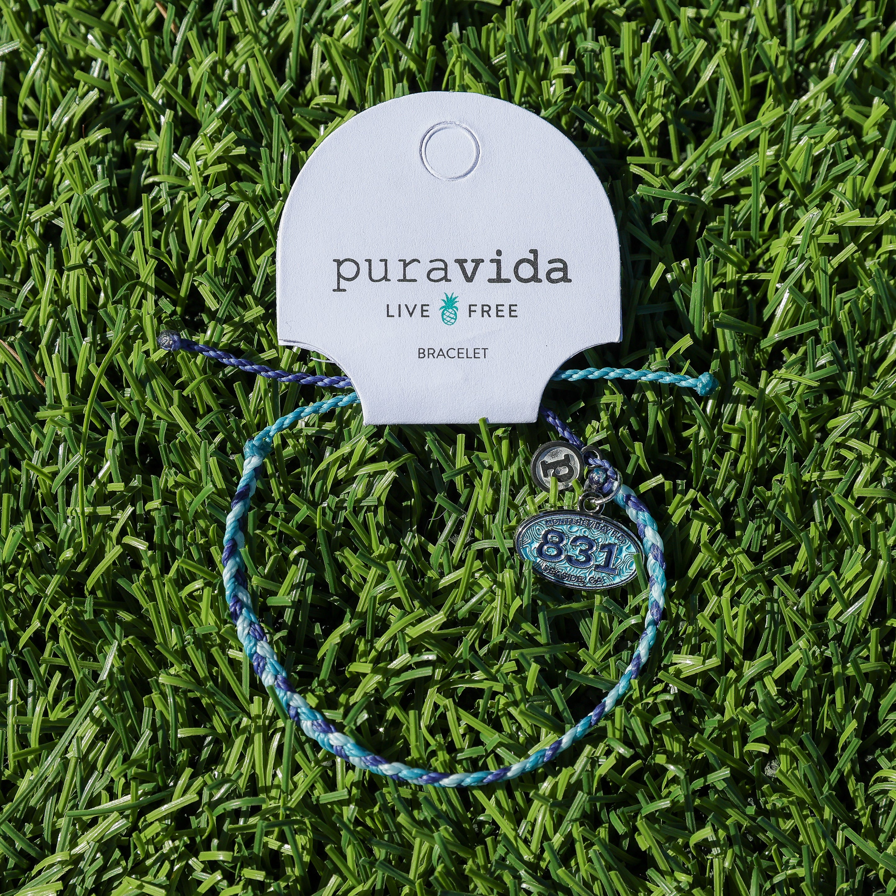 Pura Vida Collab Woven Bracelet with Charm