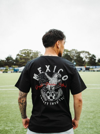 Mexico National Team - Eagle Graphic Black Tee