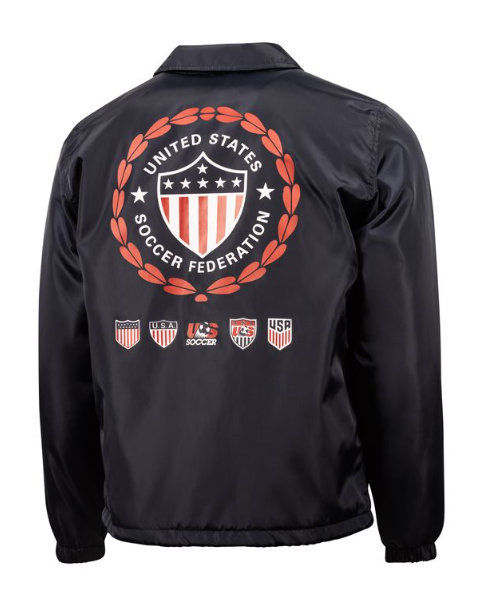 U.S. Soccer Officially Licensed - Coaches Jacket Navy