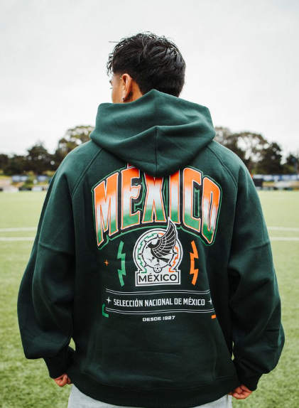 Officially Licensed Mexico National Team - Forest Green Hoodie