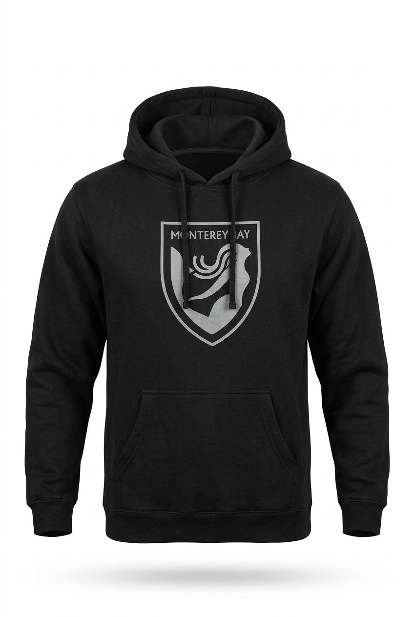 Sirens - Black Hoodie, Gray Crest
