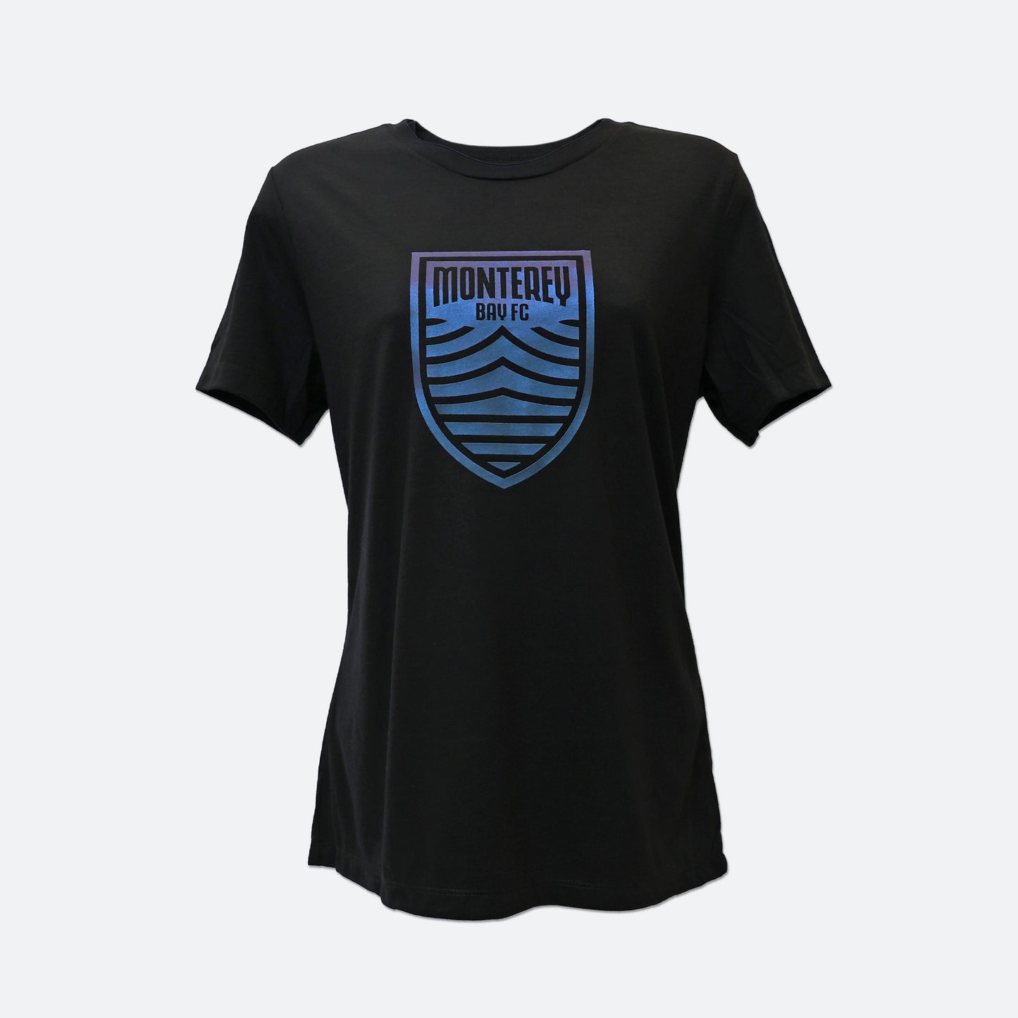 Ladies Black Relaxed Fit Tee - black