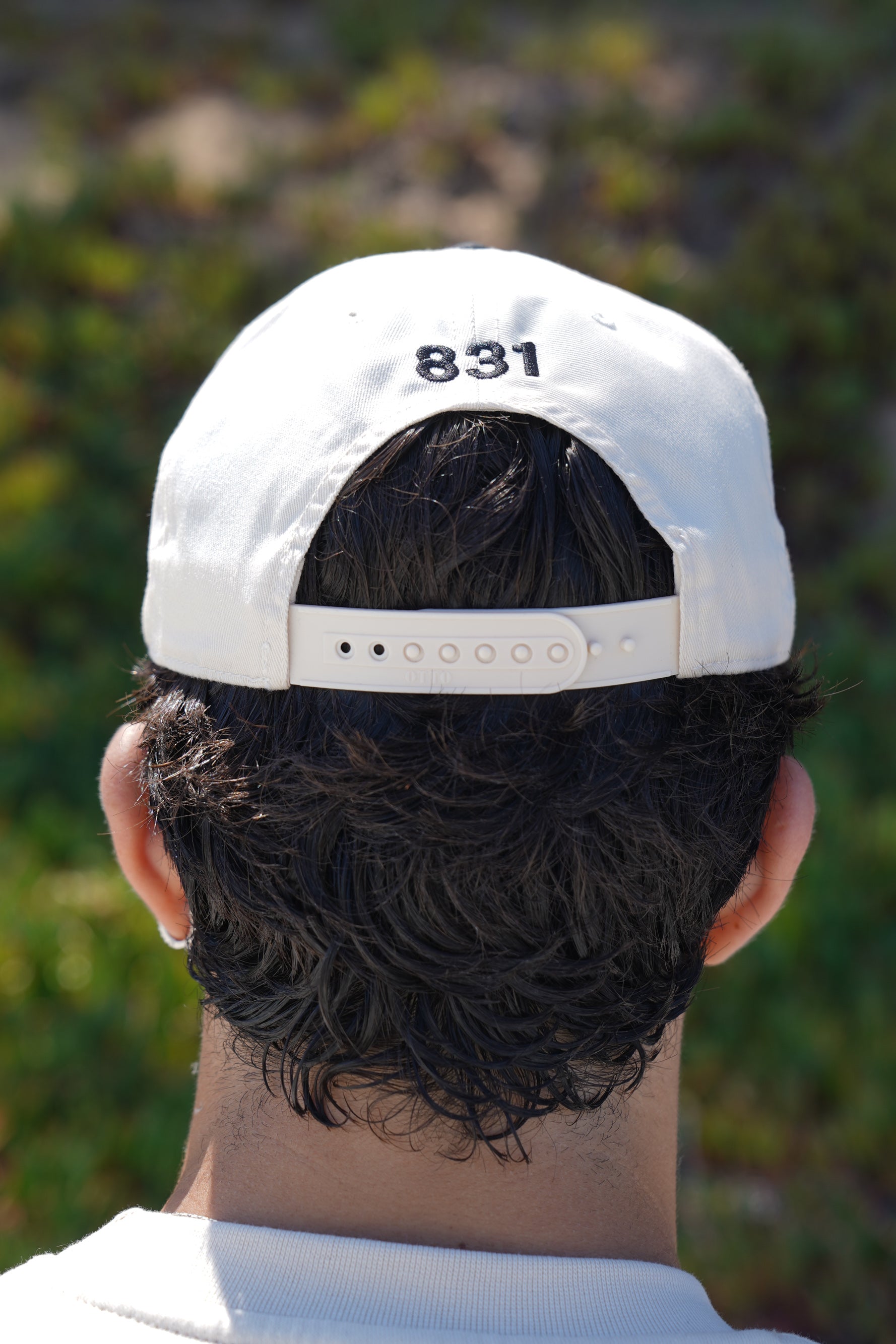 Script Embroidered Sand Hat