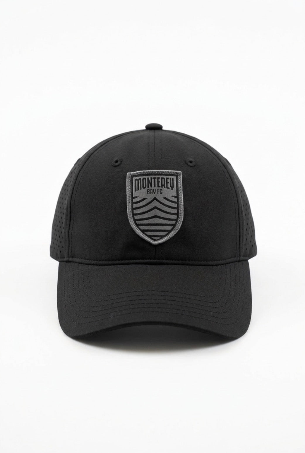 Black Performance Hat, Gray Crest