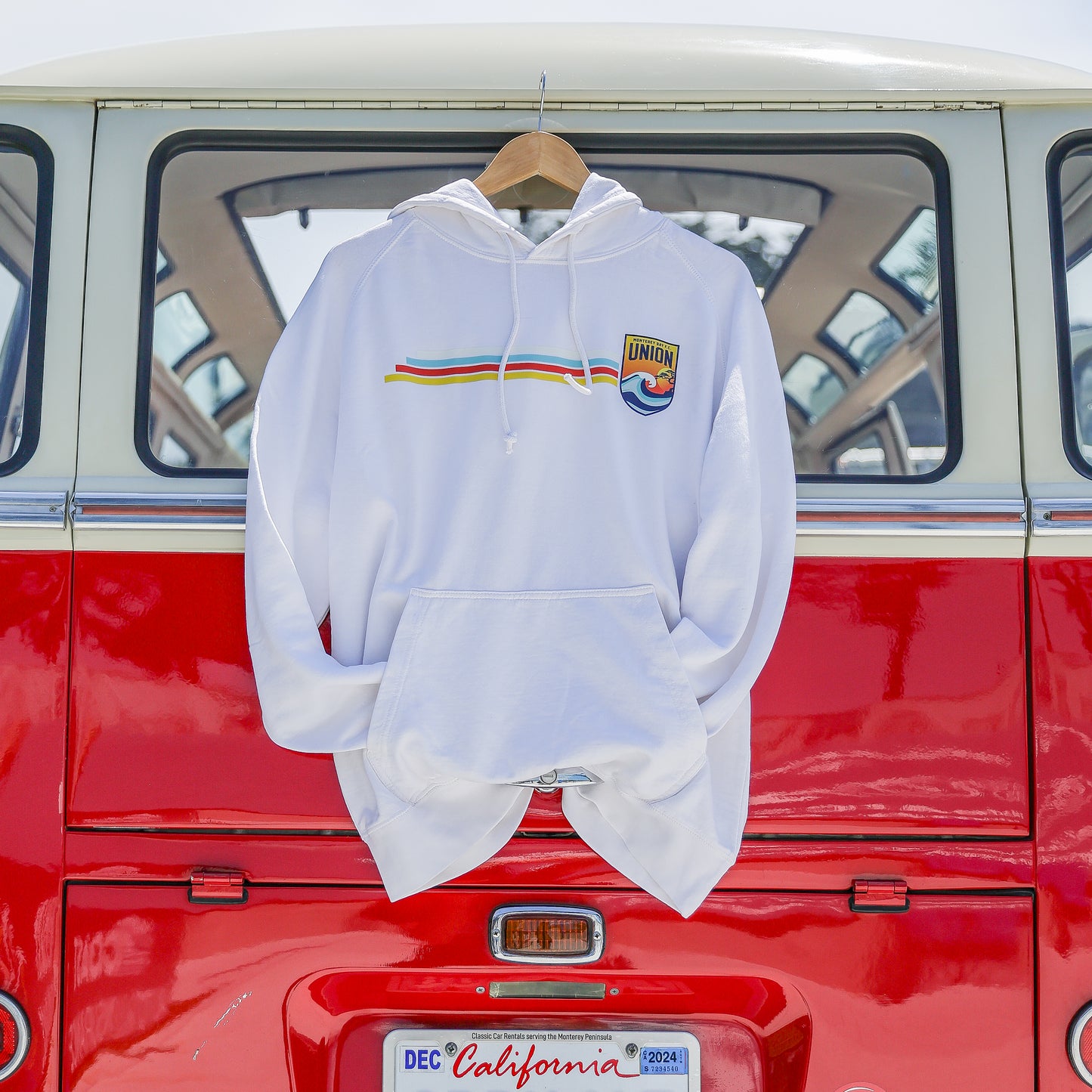 El Mar Retro Striped Hoodie