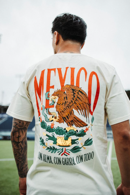 Mexico National Team - Heritage Eagle Graphic Tan Tee