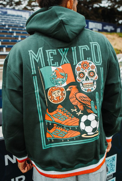 Mexico National Team - Green Cultura Street Hoodie
