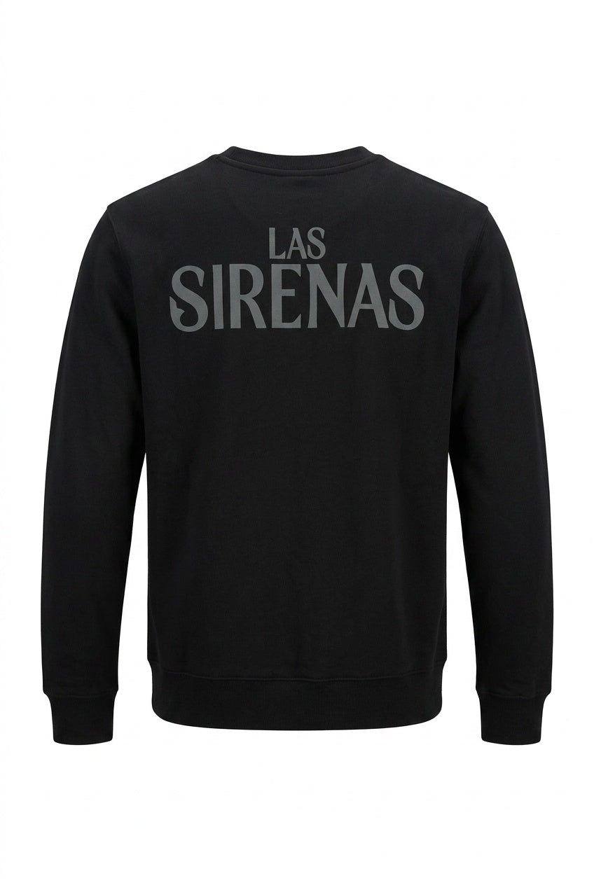 Sirens - Black "S" Crewneck