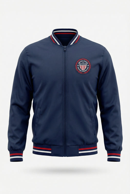 U.S. Soccer Officially Licensed - Bomber Jacket Navy