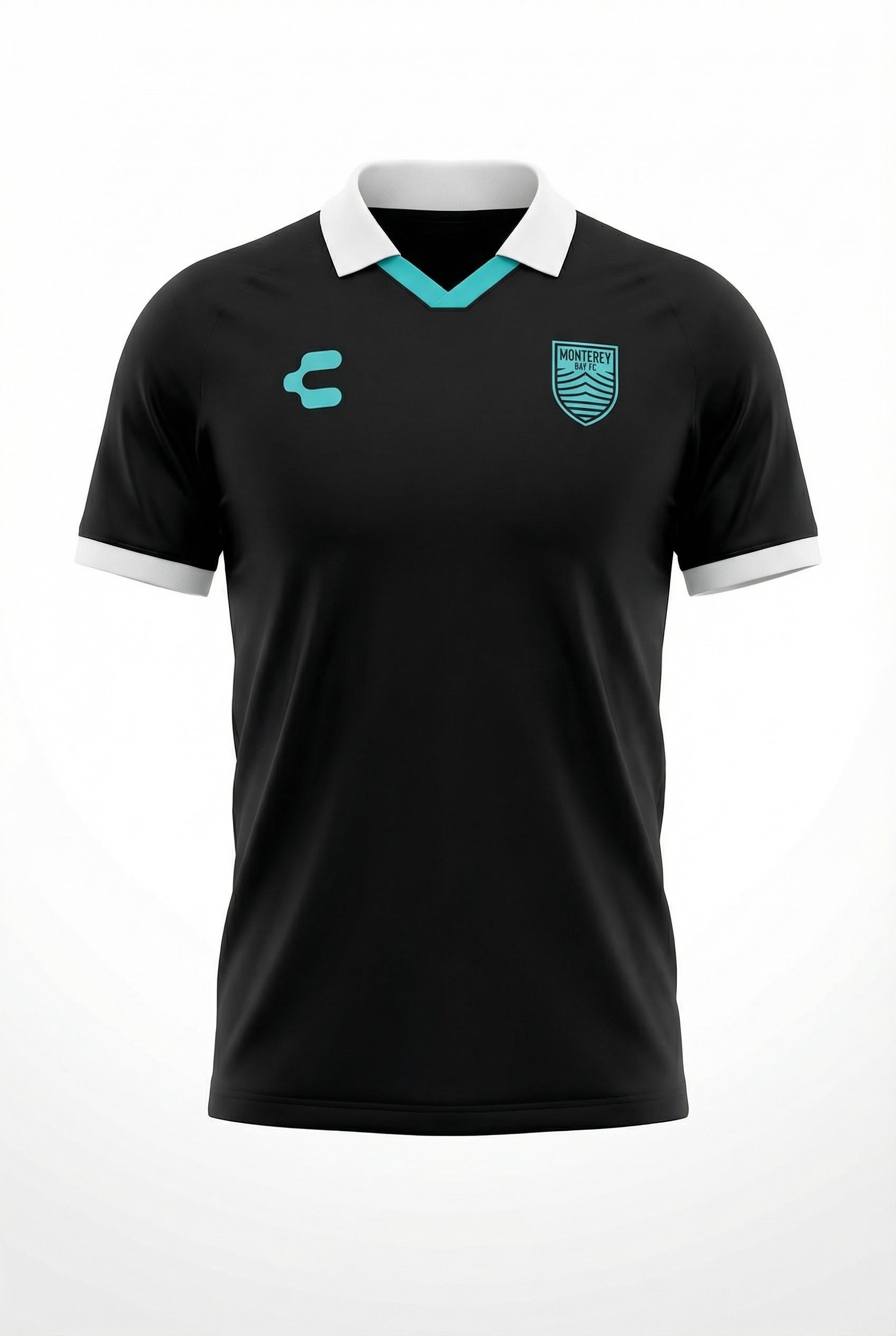 MBFC x CHARLY Black Sports Polo