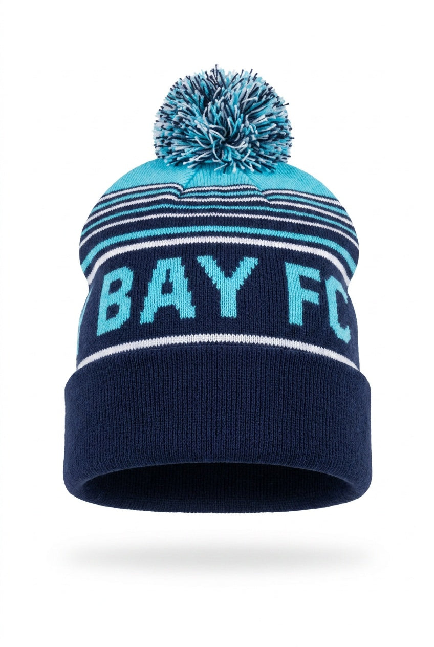 MBFC Pom Striped Beanie
